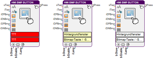 Funktionsbaustein Bitmap Taste/Schalter